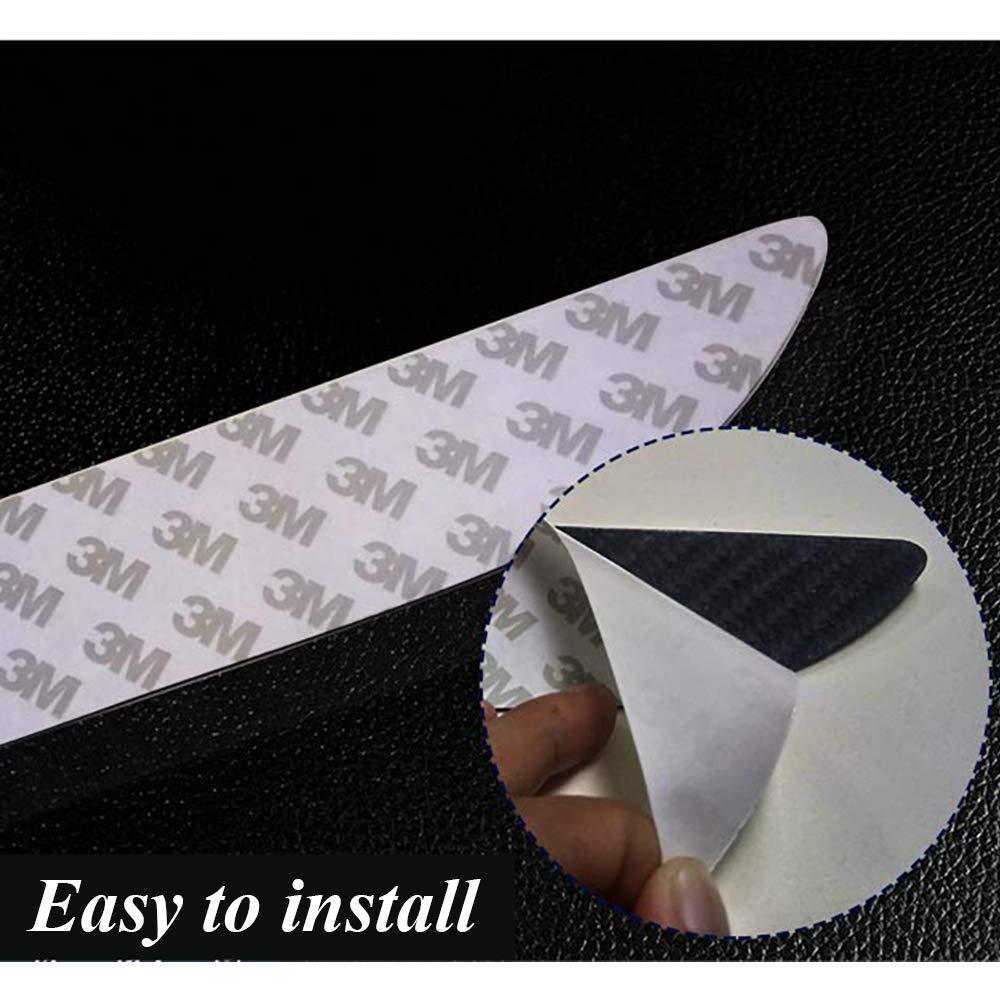 Tesla Carbon Fiber Door Sill Protector Cover For Model S (2016-2020) - TESLAUNCH