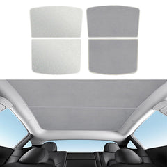 Alcantara Zamsz Ice Crystal Podwójna izolacja Osłona przeciwsłoneczna dachu Tesla Model 3/Y