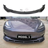 Front Bumper Lip Kit For Tesla Model 3 (2017-2023) - TESLAUNCH