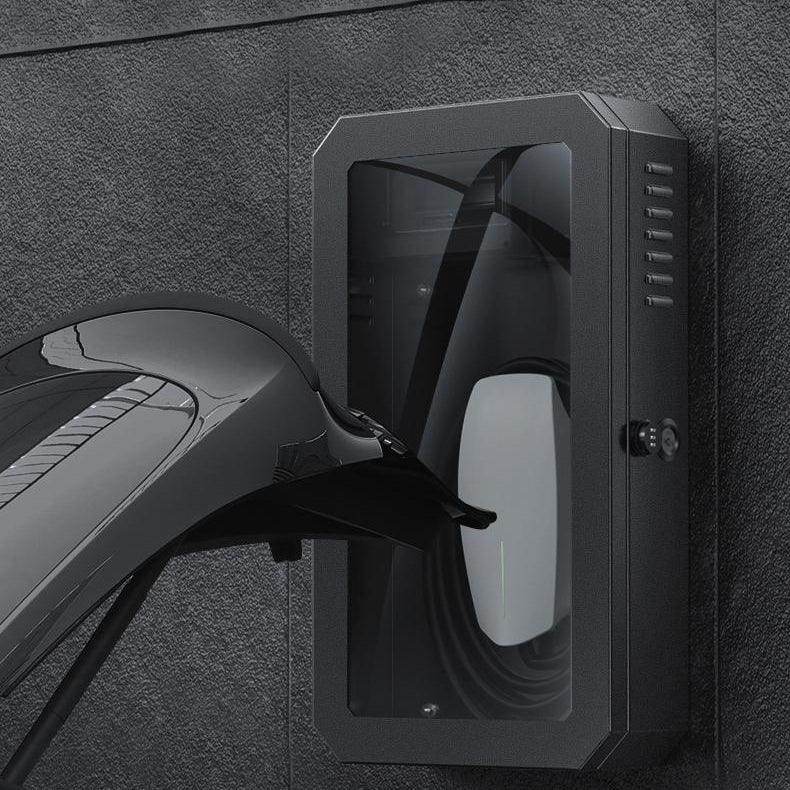 Tesla Charging Case Charger Holder Collection Organizer Box - Outdoor All Weather Waterproof For Model S X 3 Y - TESLAUNCH