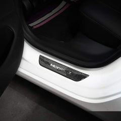 Tesla Model 3 Front / Real Door Sill Cover Protector (4 pcs) (2017-2023) - TESLAUNCH