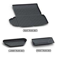 ModelS Frunk/트렁크 매트 화물 라이너Tesla(2021-2024)