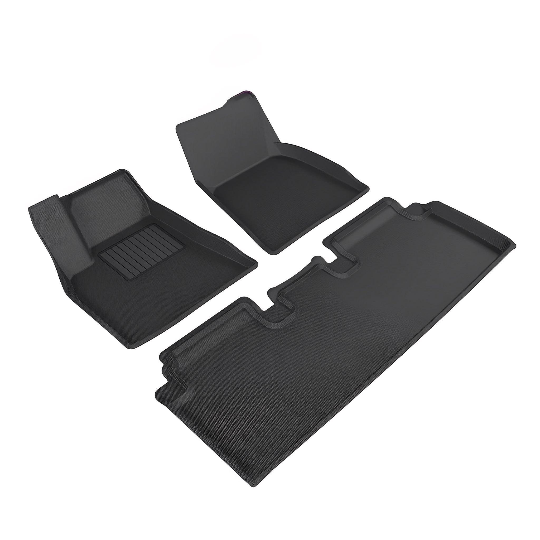 Tesla Model S Floor Mats And Liners 3D Lamination Cutting Cargo Liner (2021-2023) - TESLAUNCH