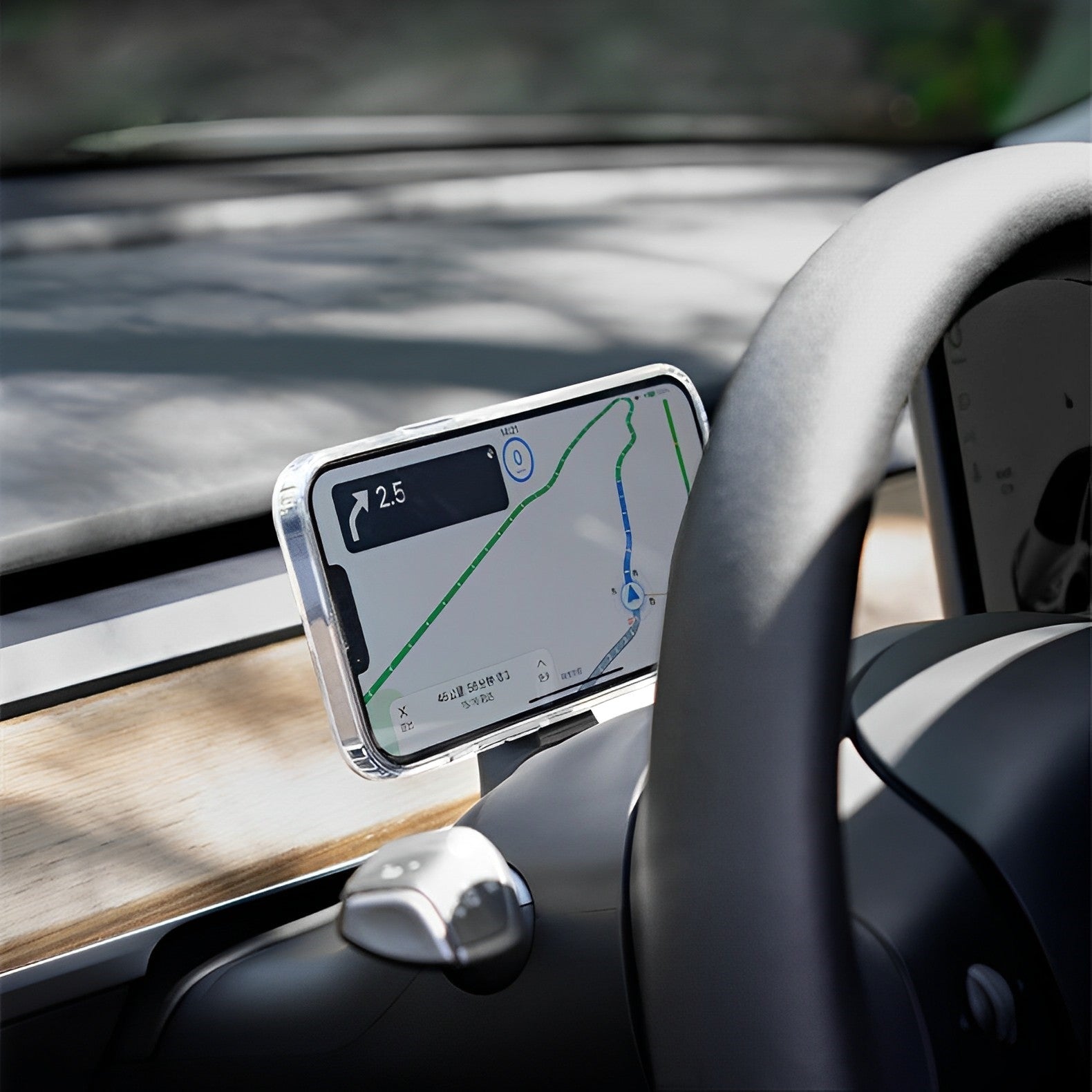 Magnetischer Auto-Monitor-Handyhalter für MacBook/iPhone 14/Tesla Model 3  (Silbe