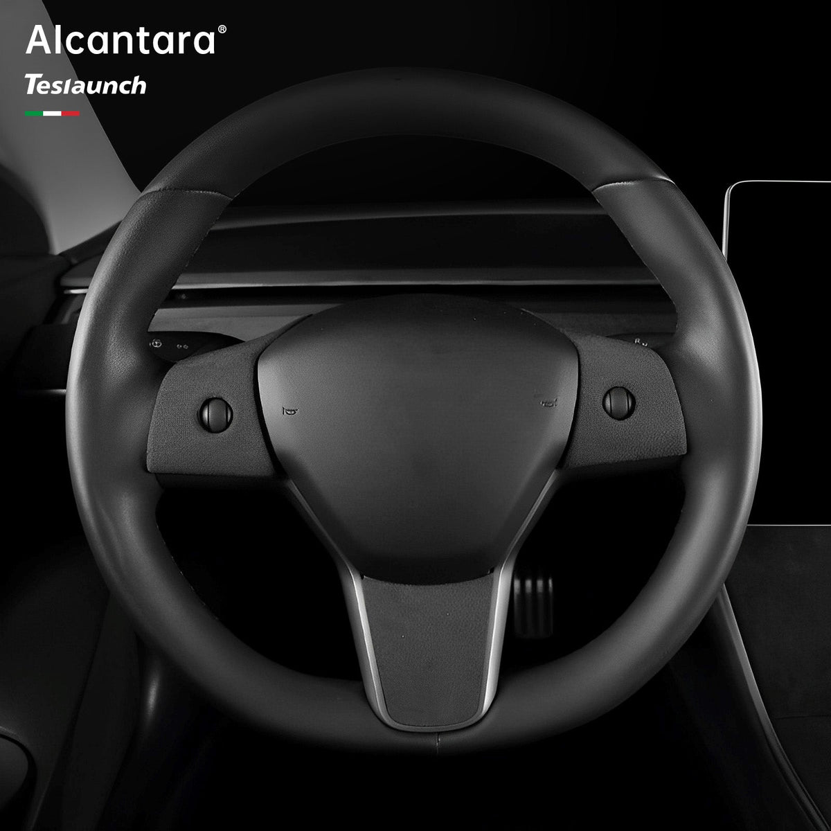 Κάλυμμα τιμονιού Alcantara Για Tesla Model 3/Ε
