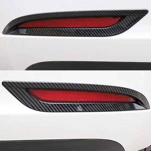 Nebelscheinwerfer-Rücklicht-Abdeckung für Model 3 (ABS mit  Karbonfasermuster – TESLAUNCH