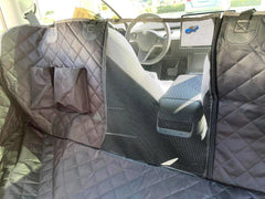 Dog Seat Cover For Pets 100% Waterproof For Tesla Model S3XY - Visible Mesh Window - T-Launch
