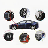Door Seal Kit Soundproof Wind Noise Reduction Kit For Tesla All Models - T-Launch