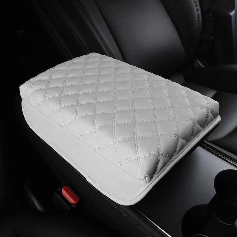 Tesla Model 3 / Y Armrest Leather Cover Soft Material Improves Comfort For Long Distances (2017-2023) - TESLAUNCH