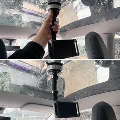 ที่วาง iPad แบบแฮนด์ฟรี ที่วางแท็บเล็ตสำหรับเบาะหลังรถ Tesla Model 3/ปี/S/X/ไซเบอร์ทรัค