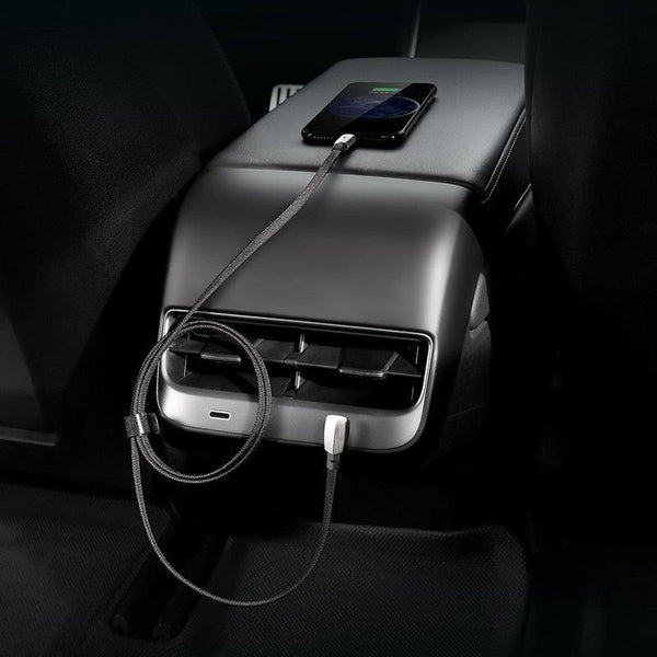 Tesla Model 3/Y Câble de chargement de téléphone portable de voiture iPhone  Type-c Fast Ch – TESLAUNCH