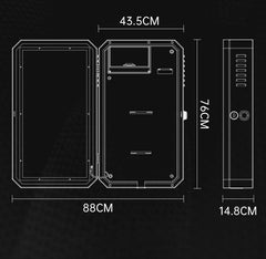 Tesla Charging Case Charger Holder Collection Organizer Box - Outdoor All Weather Waterproof For Model S X 3 Y - TESLAUNCH