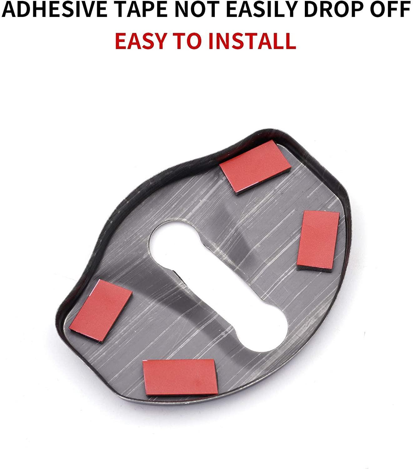 Model 3 & Y Door Latch Lock Covers CF Coated (Set Of 4) - TESLAUNCH