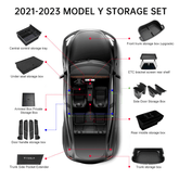 Interior Organizer Set for 2021-2024 Tesla Model Y - T-Launch