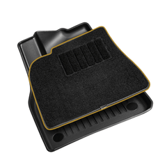 Tesla Model 3 Floor Mats All Weather Double Layer Flocking TPE (2021-2023) - TESLAUNCH