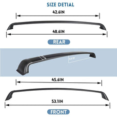 Model 3 & Model Y Aluminum Roof Rack Cargo Cross Bars (Set of 2) for Tesla (2017+) - T-Launch