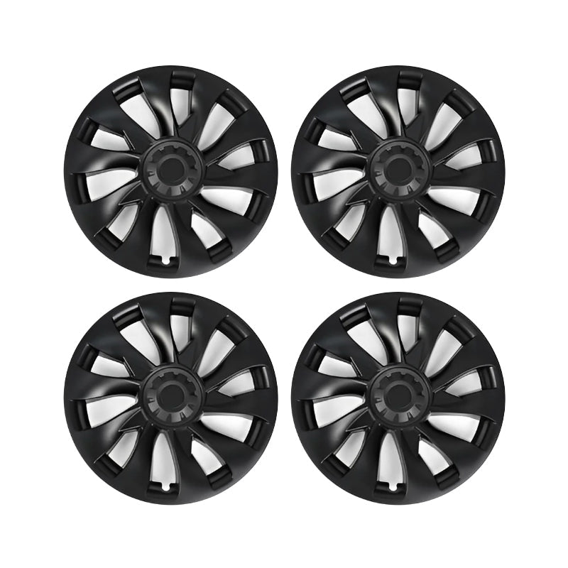 Model 3 Performance Style Wheel Hub Caps - 18" Uberturbine Style Wheel Hubcap (4 Pcs) for Tesla - T-Launch