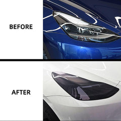 Model 3 & Y Headlight Protection Film (1 Pair) - Smoked (2017-2023) - T-Launch