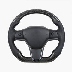 Model 3/Y Carbon Fiber Steering Wheel - T-Launch