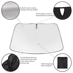 Model 3/Y Foldable Windshield Sun Visor Shade (2017-2026) for Tesla Car Accessories - T-Launch