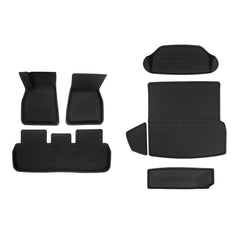 Tesla Model S Floor Mats And Liners 3D Lamination Cutting Cargo Liner (2021-2023) - TESLAUNCH