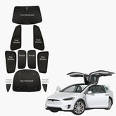 Model X(2015-2026) Privacy And Thermal Insulated Sunshades Curtains for Tesla Opaque Sun Visor for Camping and Daily Use - T-Launch