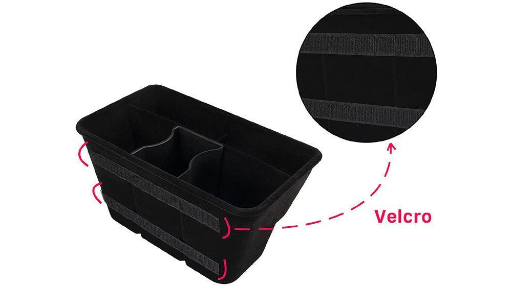 Model Y Backseat Storage Tray & Trash Can (2020-2023) - TESLAUNCH
