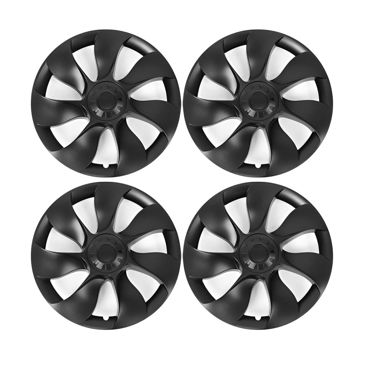 Model Y Uberturbine Style Wheel Hub Caps - Performance Wheel HubCaps (4 Pcs) - T-Launch