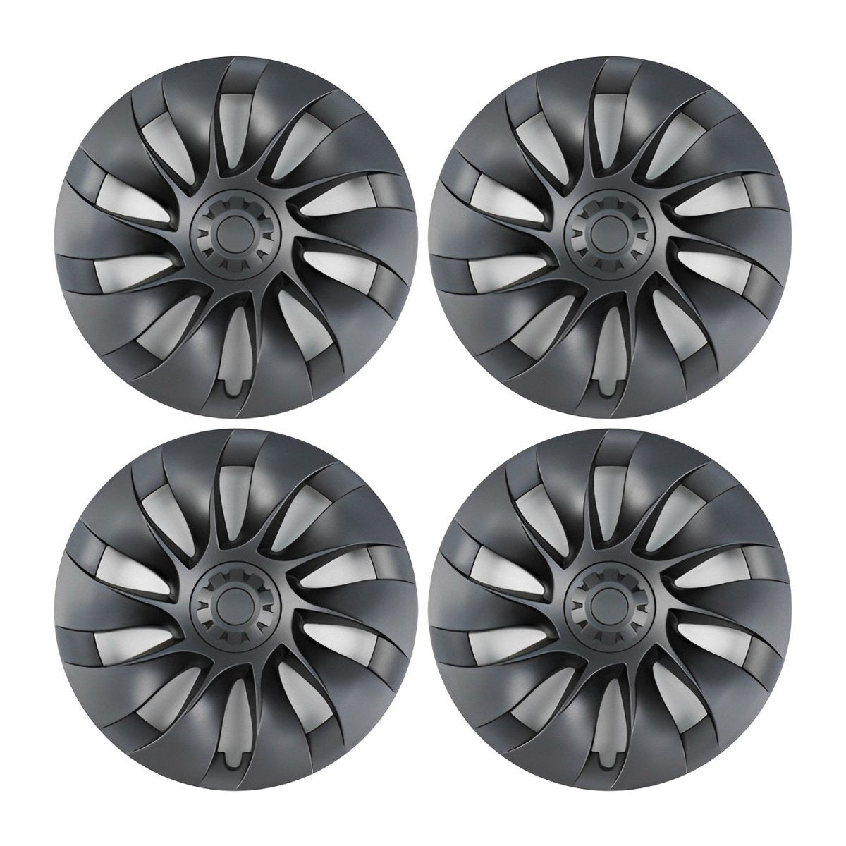 Model Y Uberturbine Style Wheel Hub Caps - Performance Wheel HubCaps (4 Pcs) - T-Launch