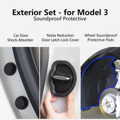 Noise Reduction Kit Set for Tesla - T-Launch