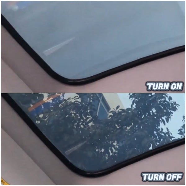 PDLC Switchable Smart Glass Film Sunroof Sunshade for Tesla Model 3 and Model Y - T-Launch