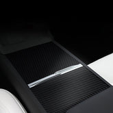 Real Carbon Fiber Center Console Cover for Tesla Model Y Juniper 2025+ - T-Launch