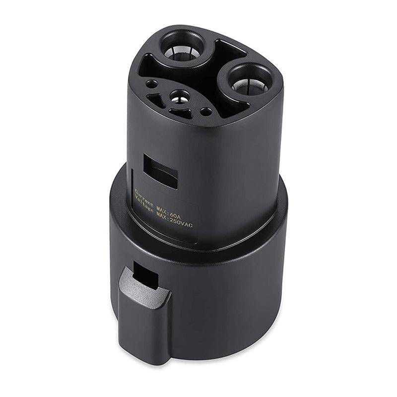 SAE J1772 To Tesla Charging Adapter 60Amp / 250V AC For Tesla Model S/X/3/Y, For Level 1 - Level 2 Charging, Type 1 Charging Station, IP54 Weatherproof - T-Launch