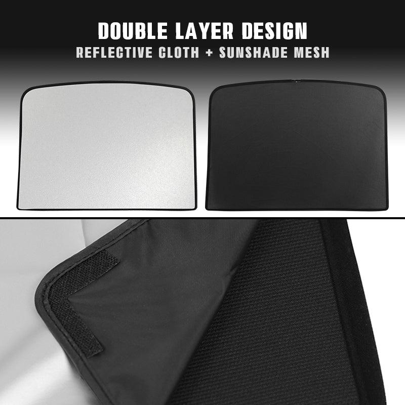 Split Glass Roof Sunshade for Tesla Model Y(2020-2024) Sun Visor Accessories Sun Blocking Heat Shade - T-Launch