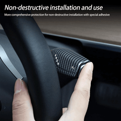 Turn Signal Stalk Covers for Model 3/Y (2017-2023) - TESLAUNCH