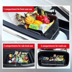 Water & Leakproof Large Collapsible Trunk Organizer For Tesla Model S/X/3/Y/Cybertruck - T-Launch
