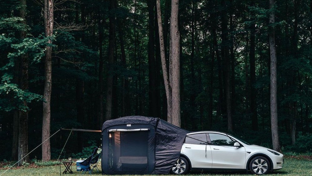 Tesla Model Y Camping Setup: Complete Car Camper Guide – TESLAUNCH