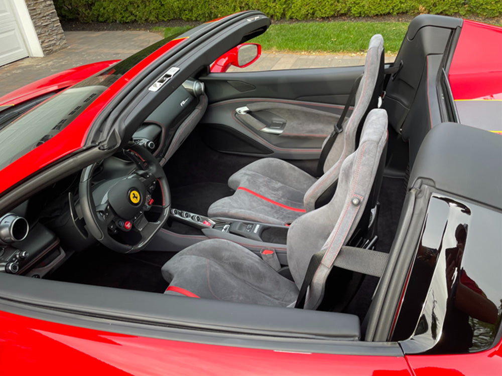 Tesla Owners Exclusive Access to Ferrari-inspired Alcantara Interior Tips