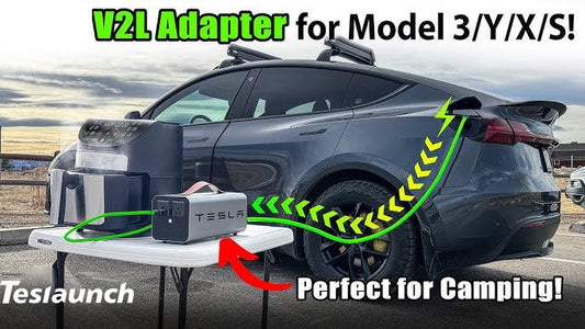How to Power Your Campsite with Tesla Model Y: Best V2L Adapters and Power Stations