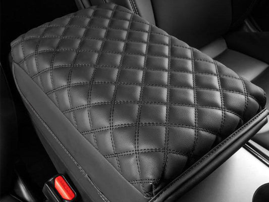 Upgrade Your Tesla Cybertruck: Simple Installation for Synthetic Leather Armrest