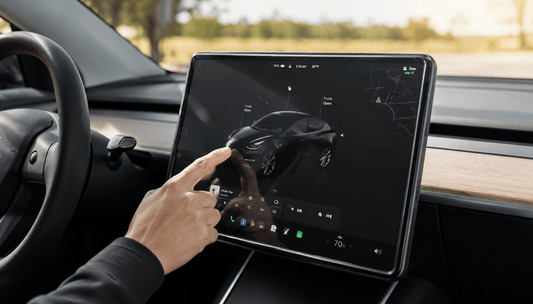 All-in-One Central Screen Tempered Glass & Frame Cover for Tesla Model 3/Y: A Smart Way to Protect Your Tesla Display - T-Launch