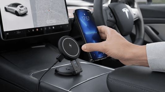 Best Foldaway MagSafe Phone Mount for Tesla Model 3 and Model Y: A Cleaner Way to Keep Your Phone Visible - T-Launch