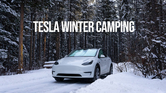 Winter Camping in Your Tesla Model Y