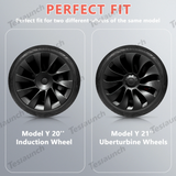 Model Y Rim Protector for 21'' Uberturbine and 20'' Induction Wheel Ultimate Protection Refreshed Wheels(4 Pack)