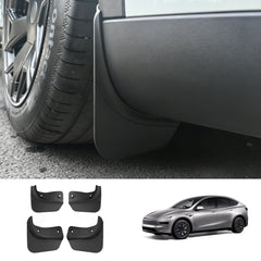 No-Drill Front & Rear Fender Mud Flaps for 2026 Tesla Model YL