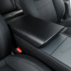 2024 Model 3 Housse d’accoudoir Highland (motif en fibre de carbone ABS) pour Tesla