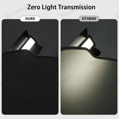 Alcantara Nano Ice Crystal Glass Roof Sunshade for Tesla Model YL 6-Seater 2026+