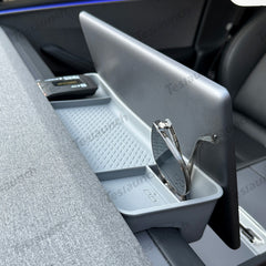 ETC Bracket Tray Kojelaudan näyttö Takaosan silikonisäilytyslaatikko Tesla Model Y Kataja 2025+