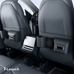 Nappa Leather Interior Anti-Kick Protection Mats for Tesla Model Y Juniper 2025+