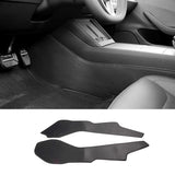 Model 3 Highland 2024 Central Console Side Anti-Kick Mats Dust Resistant Protetor Cover para Tesla